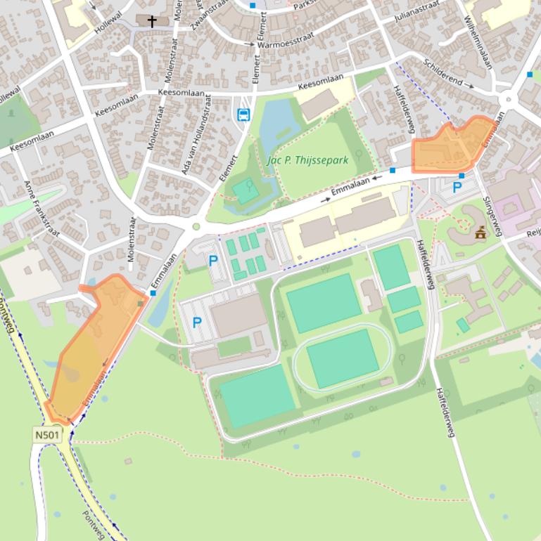 Kaart van postcodegebied 1791AV.