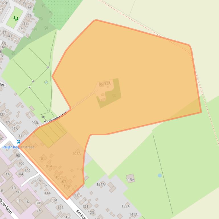 Kaart van postcodegebied 1791BD.