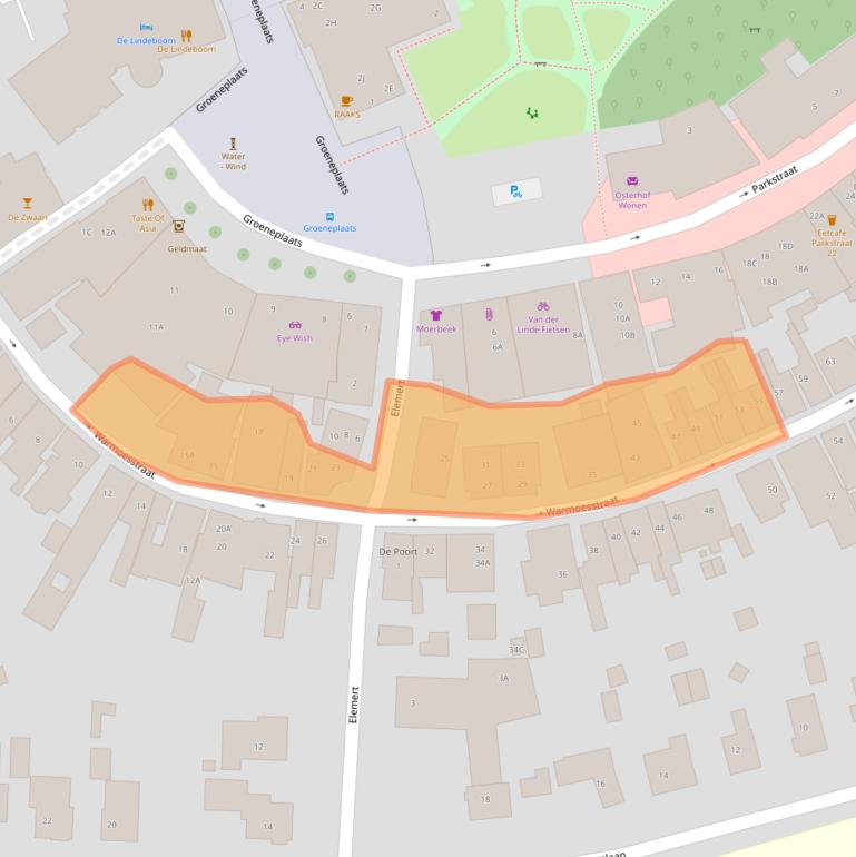Kaart van postcodegebied 1791CN.