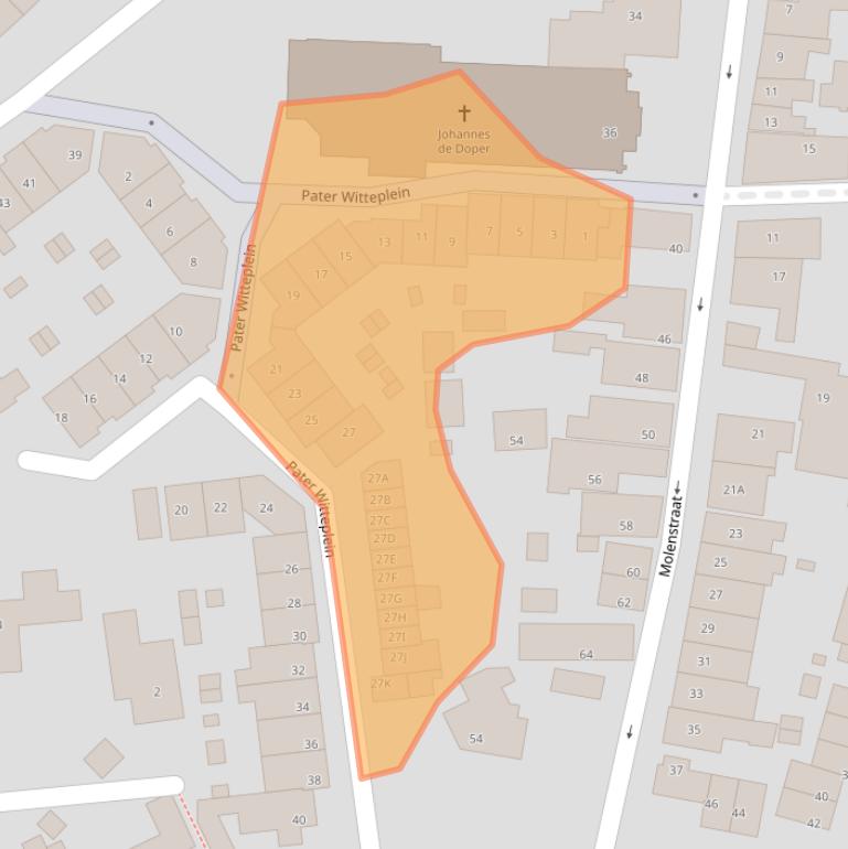 Kaart van postcodegebied 1791DP.