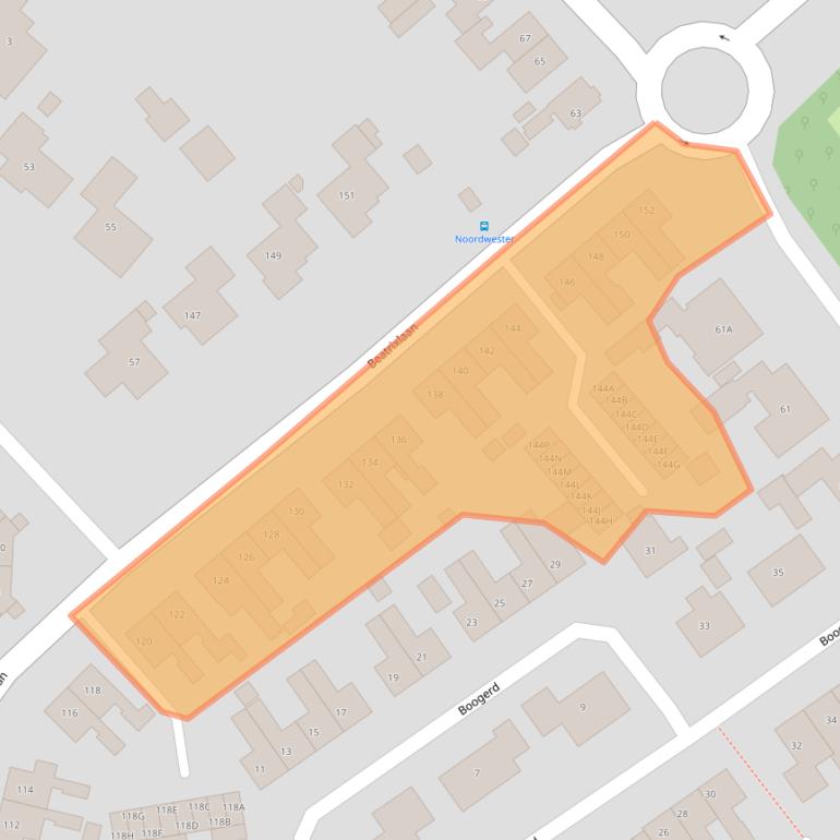 Kaart van postcodegebied 1791GG.