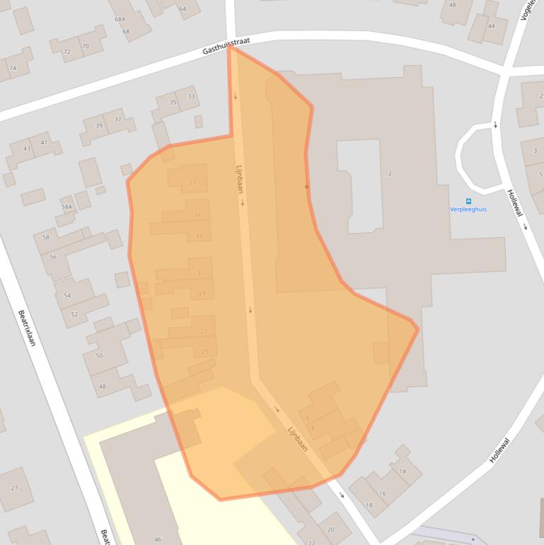 Kaart van postcodegebied 1791GJ.