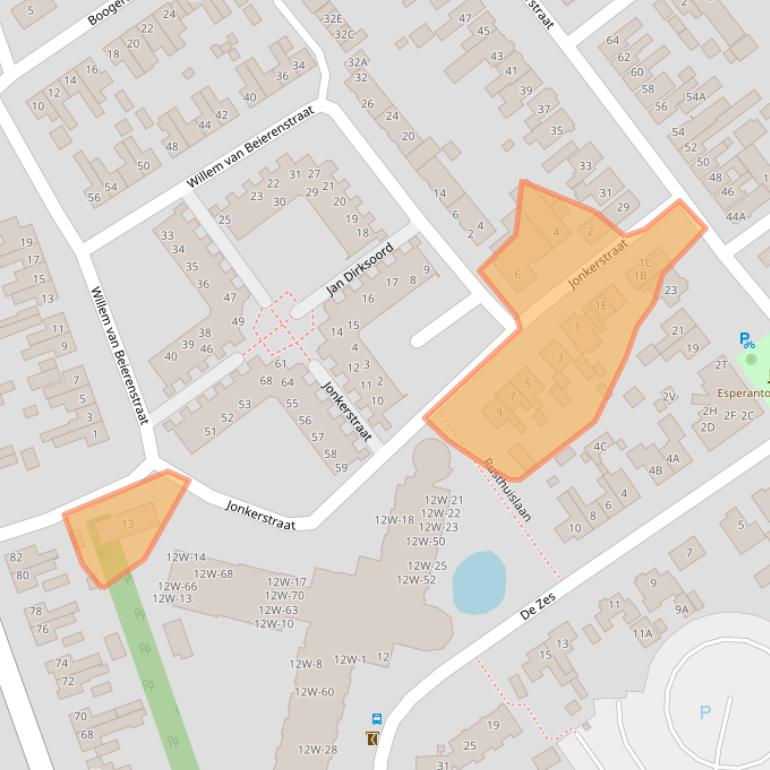 Kaart van postcodegebied 1791GN.