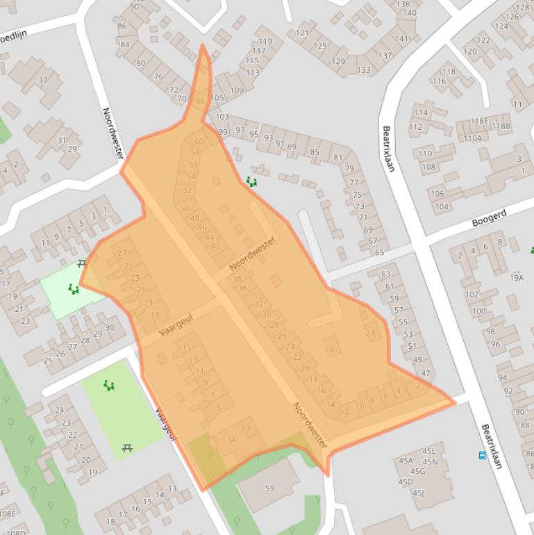 Kaart van postcodegebied 1791HD.