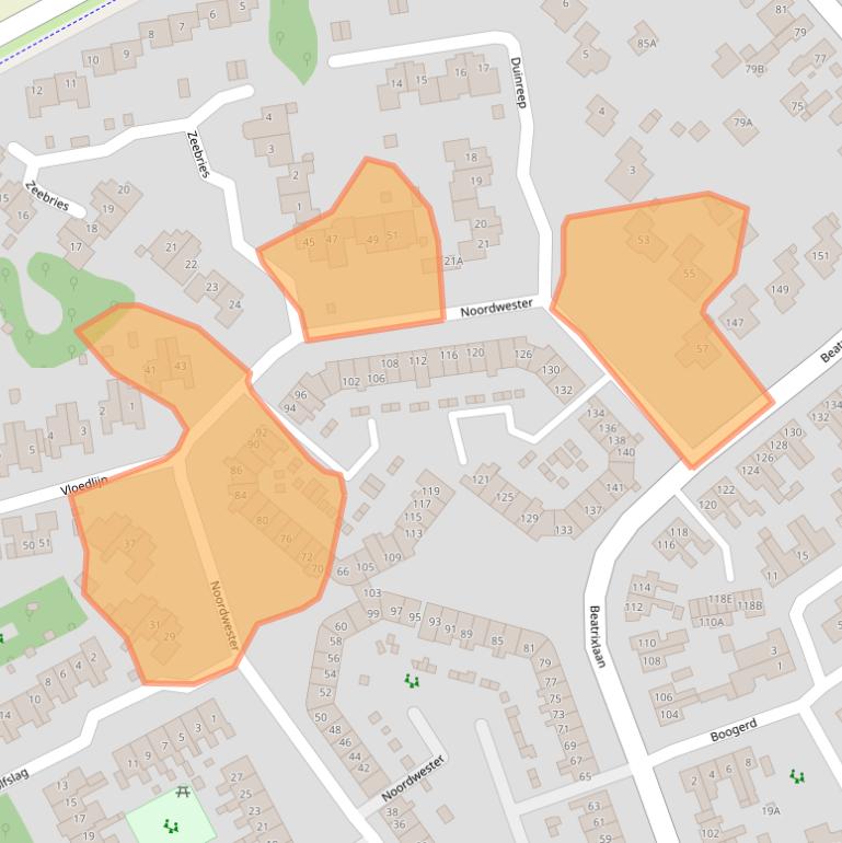 Kaart van postcodegebied 1791HE.