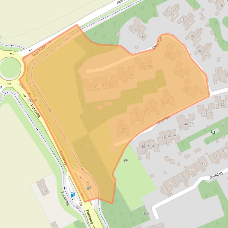 Kaart van postcodegebied 1791HJ.