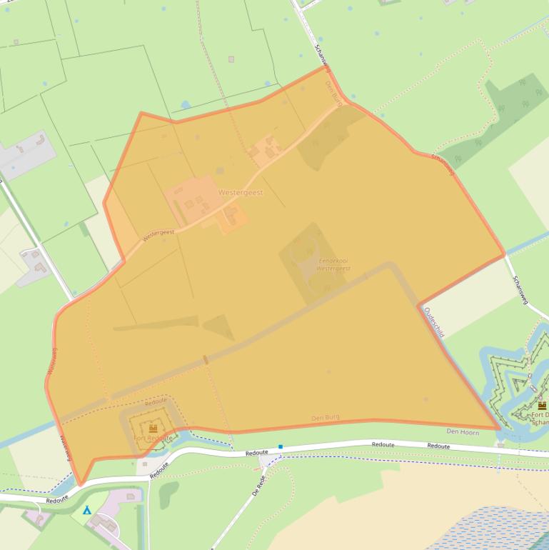 Kaart van postcodegebied 1791LJ.