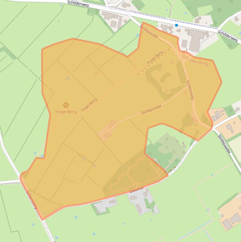 Kaart van postcodegebied 1791LM.