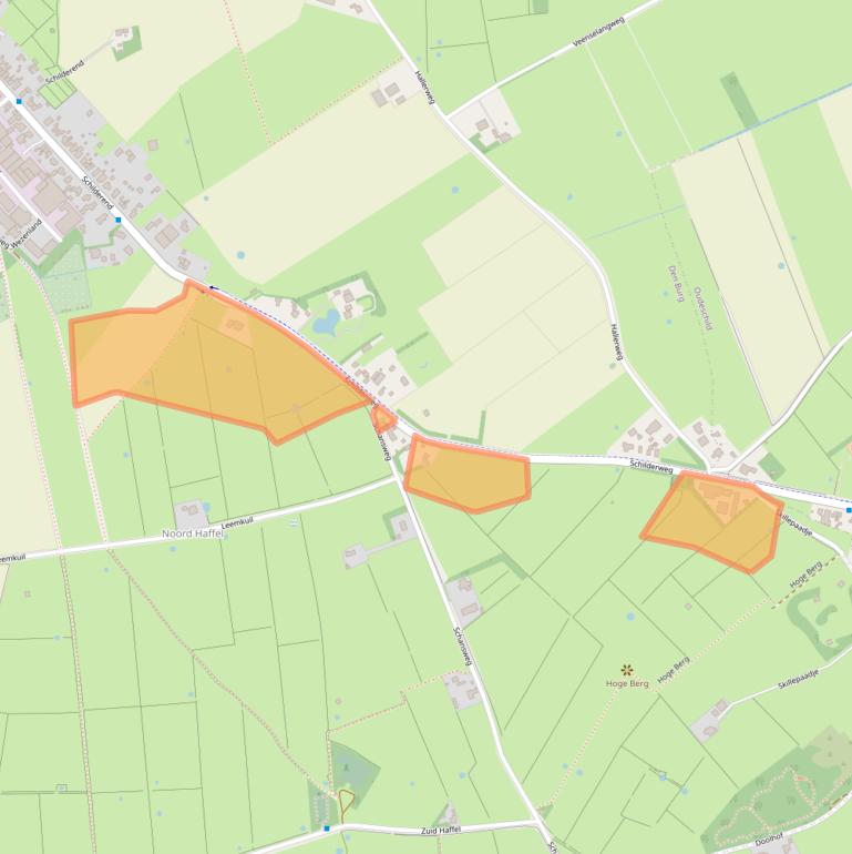 Kaart van postcodegebied 1791LP.