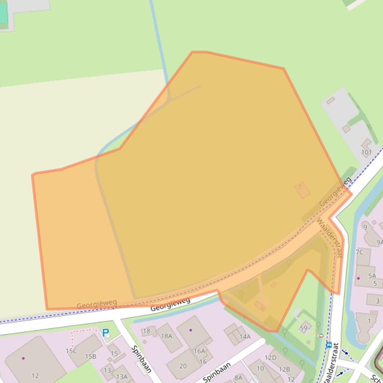 Kaart van postcodegebied 1791MB.