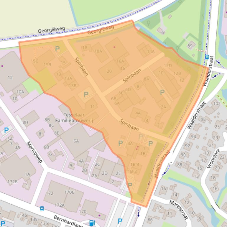 Kaart van postcodegebied 1791MC.