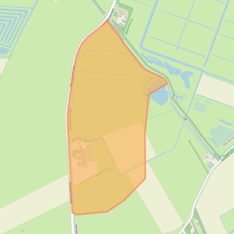 Kaart van postcodegebied 1791ML.
