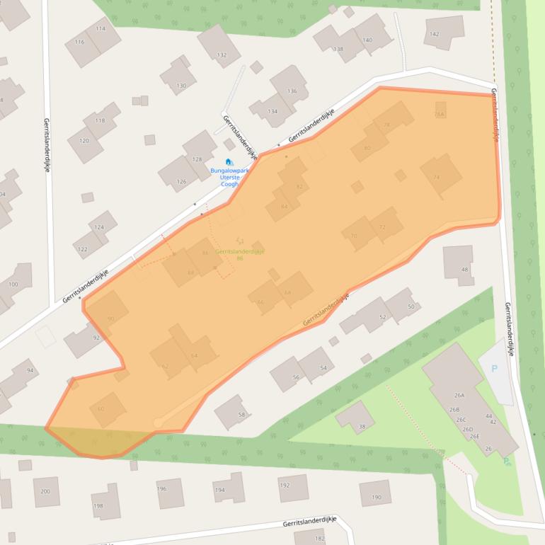 Kaart van postcodegebied 1791ND.