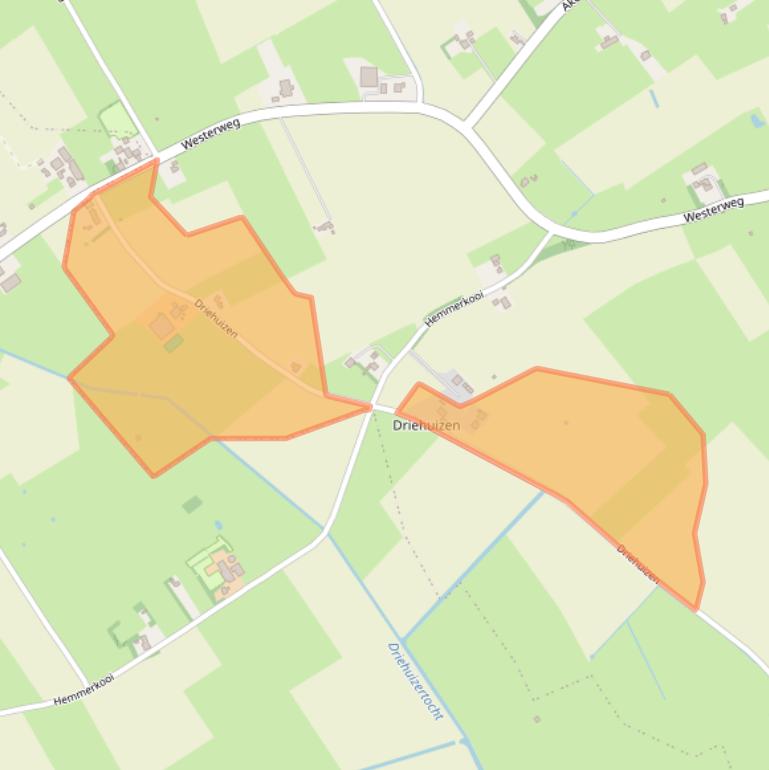 Kaart van postcodegebied 1791PK.