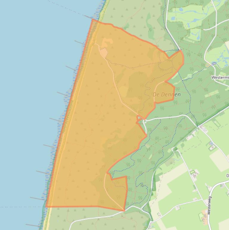 Kaart van postcodegebied 1791PP.