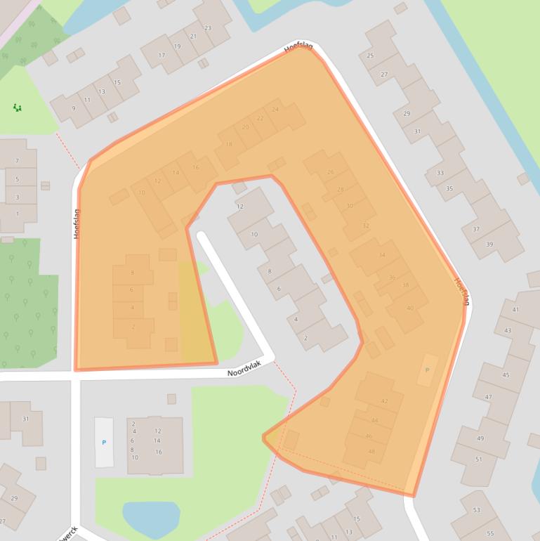 Kaart van postcodegebied 1791SC.