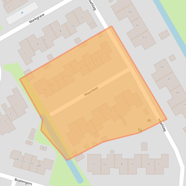 Kaart van postcodegebied 1791SM.