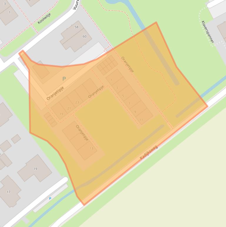 Kaart van postcodegebied 1791TW.