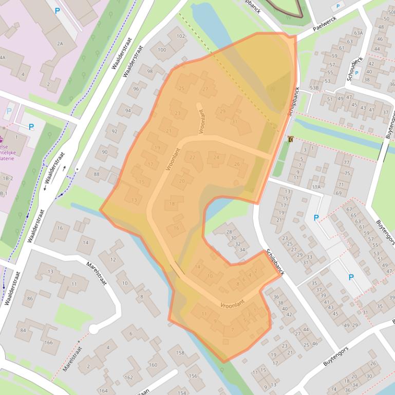 Kaart van postcodegebied 1791WK.