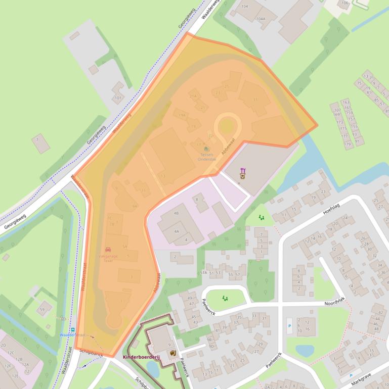 Kaart van postcodegebied 1791WX.