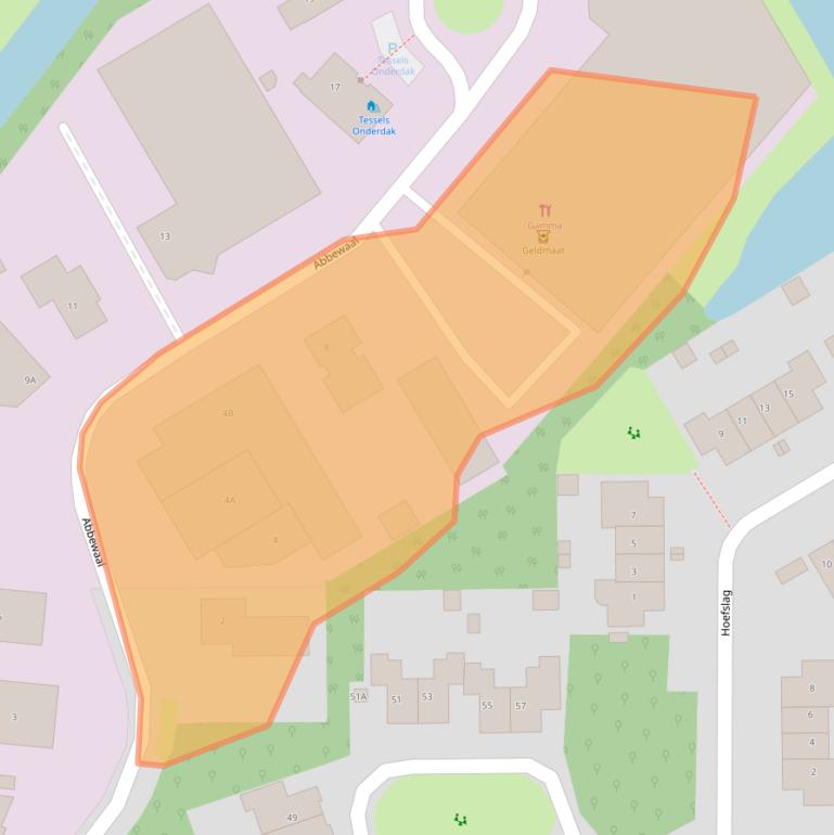 Kaart van postcodegebied 1791WZ.