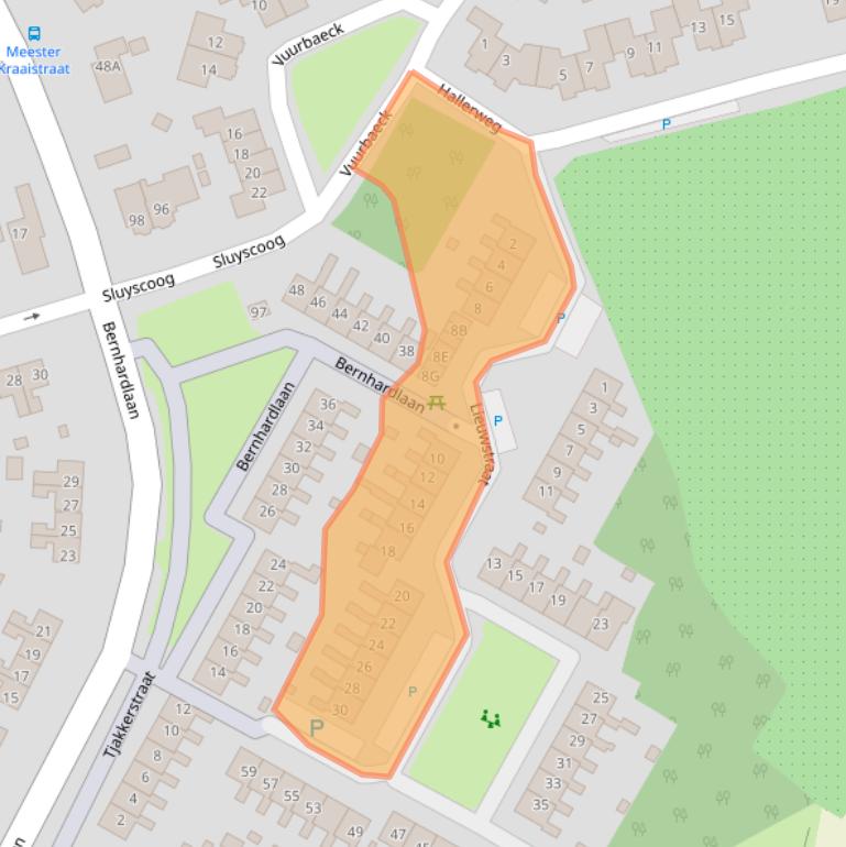 Kaart van postcodegebied 1791XP.