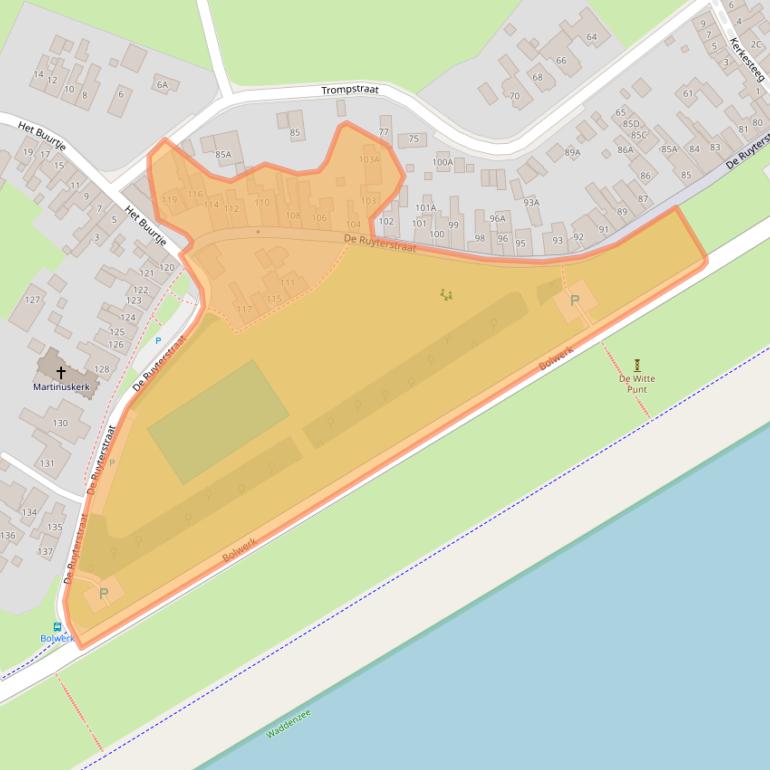 Kaart van postcodegebied 1792AN.