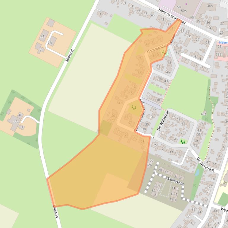 Kaart van postcodegebied 1792AT.