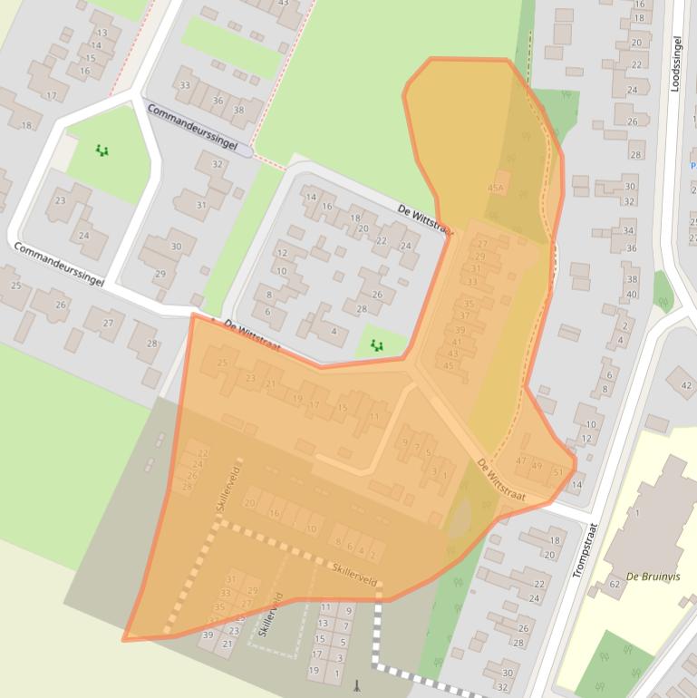 Kaart van postcodegebied 1792BN.