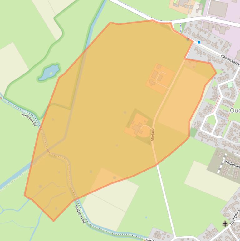 Kaart van postcodegebied 1792CL.