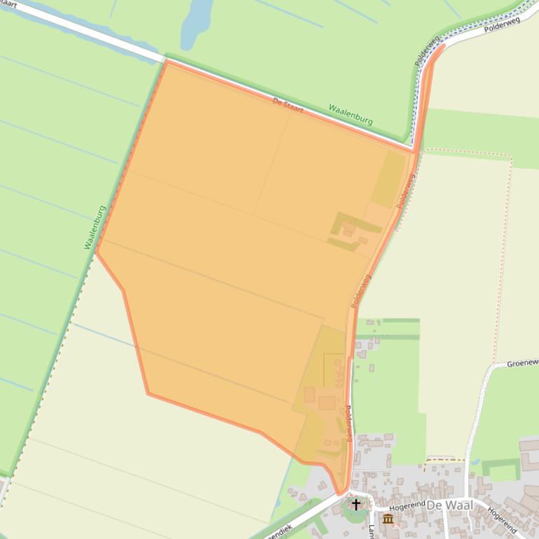 Kaart van postcodegebied 1793AB.