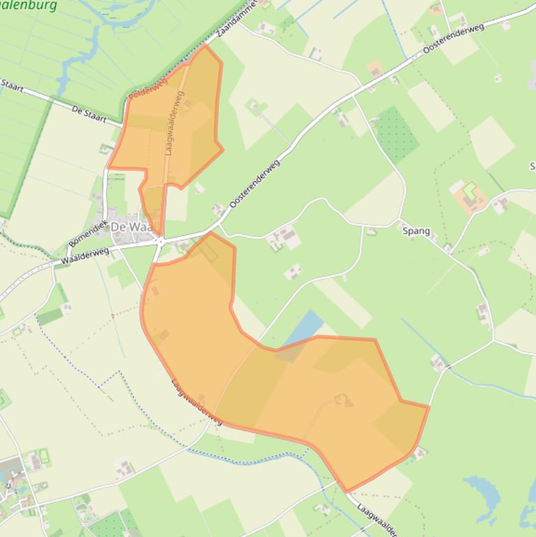 Kaart van postcodegebied 1793ED.