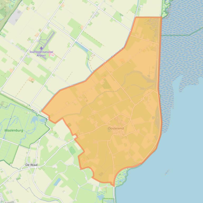 Kaart van postcodegebied 1794.
