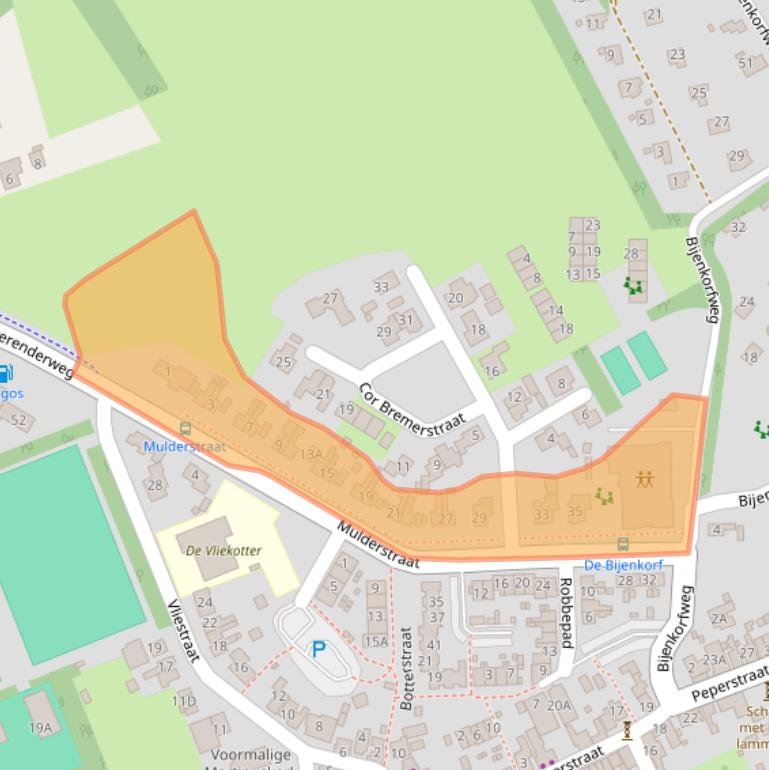 Kaart van postcodegebied 1794AA.