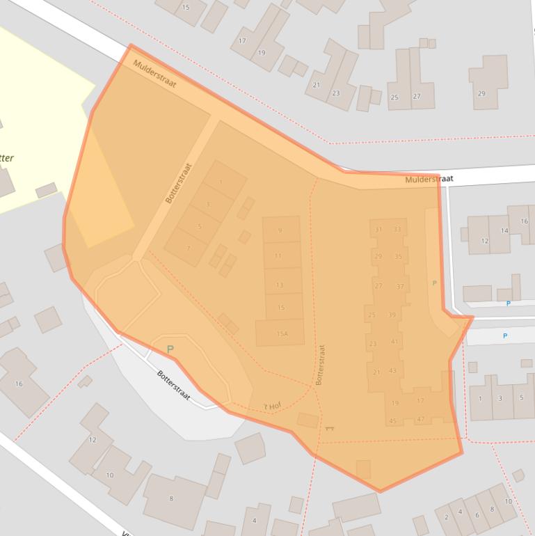 Kaart van postcodegebied 1794AC.