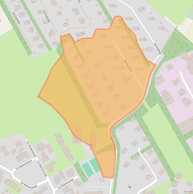 Kaart van postcodegebied 1794AE.