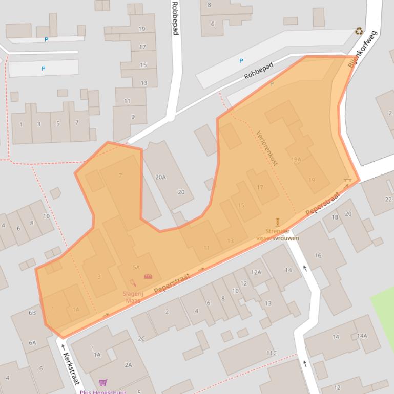 Kaart van postcodegebied 1794AH.