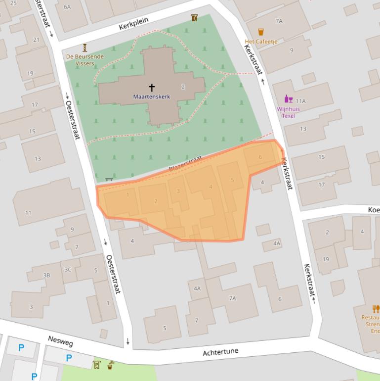 Kaart van postcodegebied 1794AP.