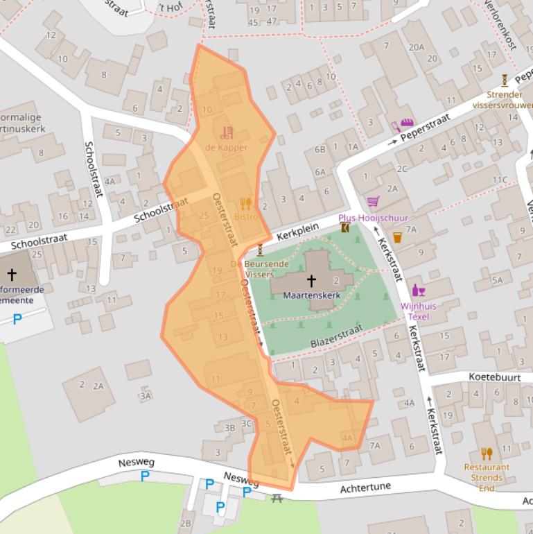 Kaart van postcodegebied 1794AR.