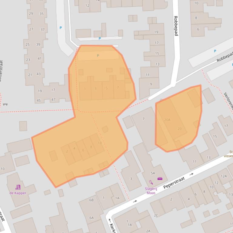Kaart van postcodegebied 1794AZ.