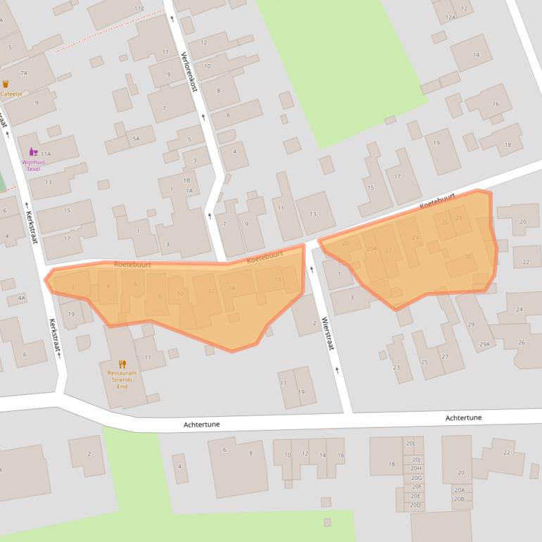 Kaart van postcodegebied 1794BP.