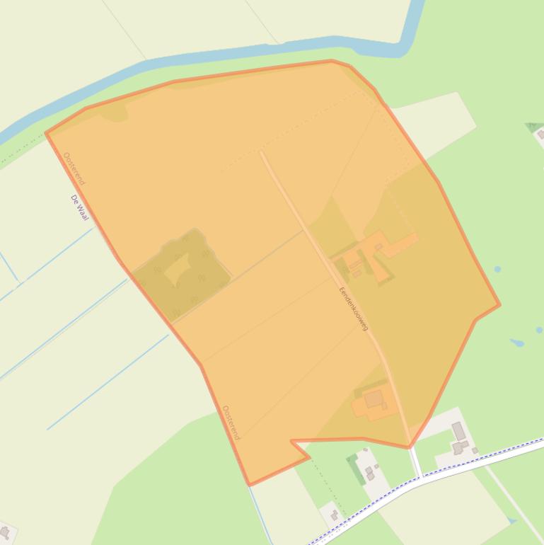 Kaart van postcodegebied 1794GA.