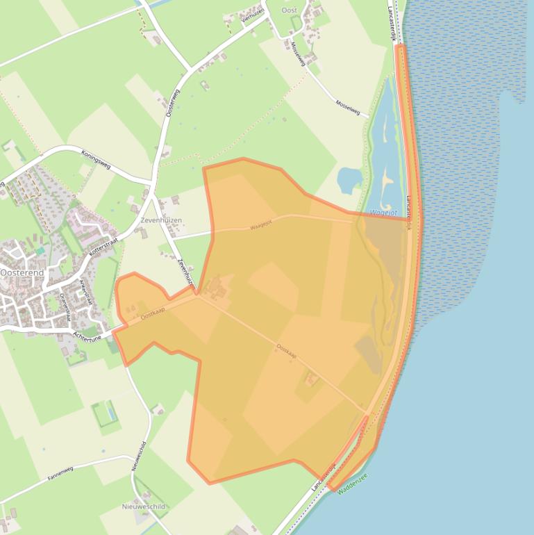 Kaart van postcodegebied 1794GH.