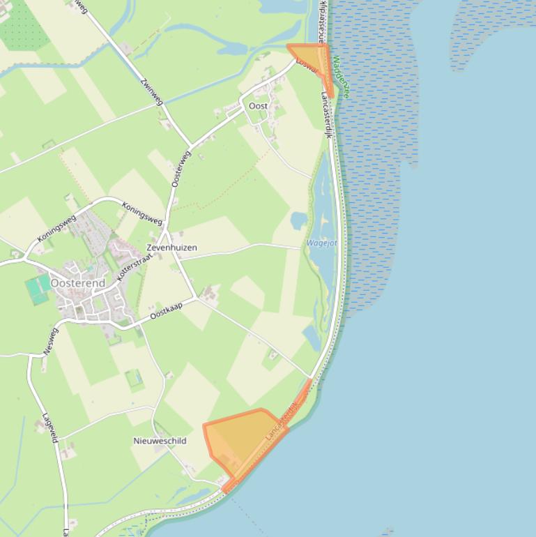 Kaart van postcodegebied 1794GV.