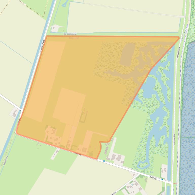 Kaart van postcodegebied 1794HC.