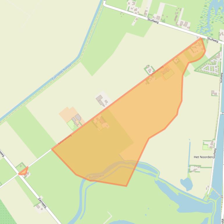 Kaart van postcodegebied 1794HH.