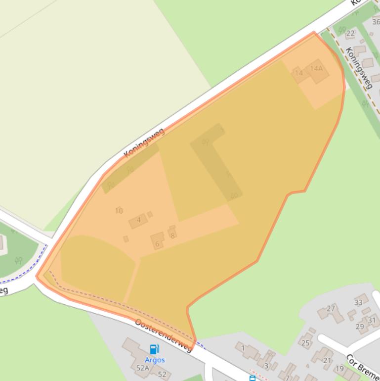 Kaart van postcodegebied 1794HN.