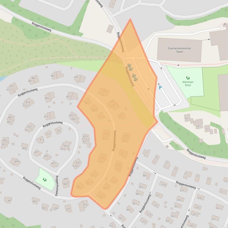 Kaart van postcodegebied 1795HC.