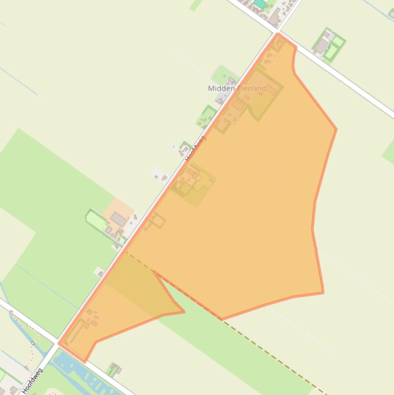 Kaart van postcodegebied 1795JE.