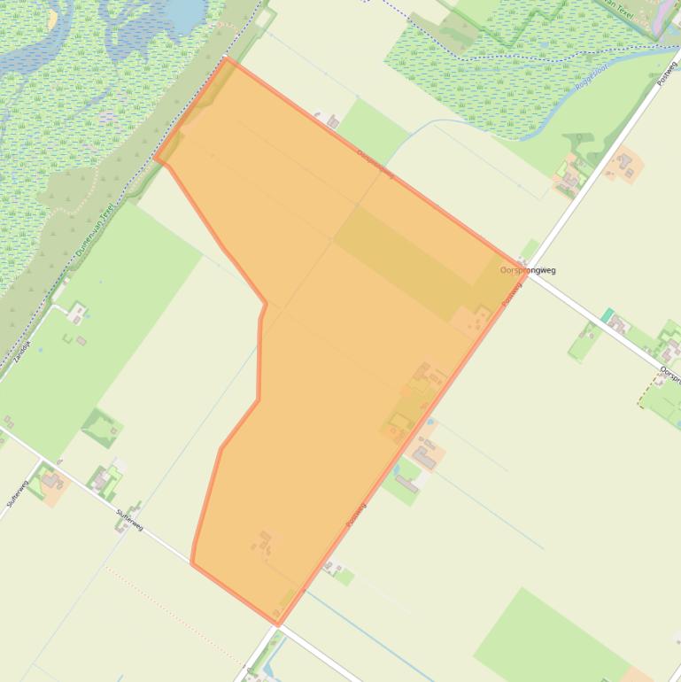 Kaart van postcodegebied 1795JM.